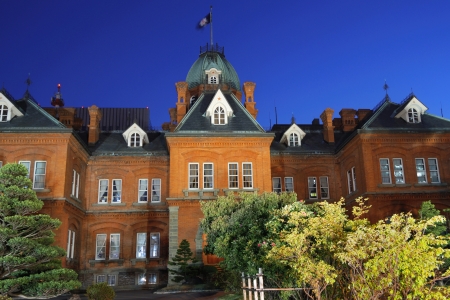 The Former Hokkaido Government Office Building  constructed in 1888, The Japanese nickname is Akarenga or のeditorial素材