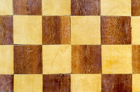 detailed pattern of vintage wooden chessboard の写真素材