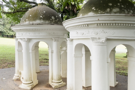 The Cupolas - historical colonial architecture in Fort Canning park in Singaporeの写真素材