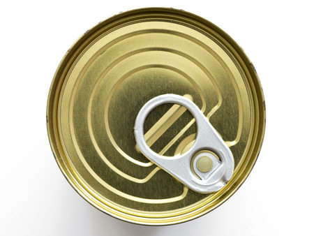 closed can top isolated on white