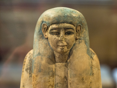 small historical  sculpture from ancient Egyptの写真素材