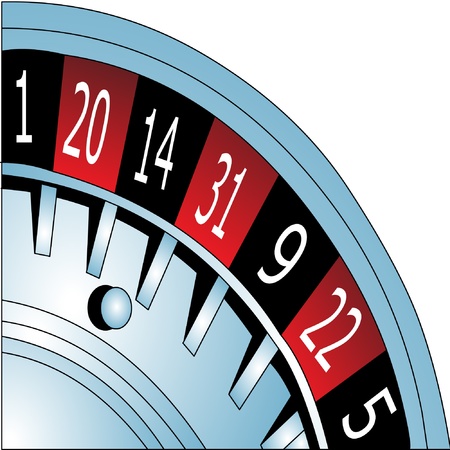 illustration part travell about in casino is insulated on whiteのイラスト素材