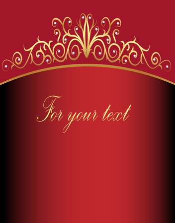  illustration background with gold(en) pattern with white pearlのイラスト素材