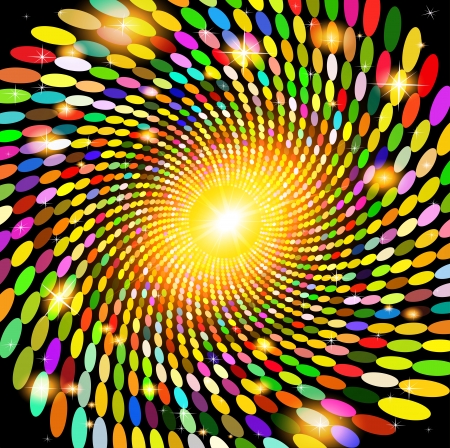 illustration abstract background fashion with glare curled.のイラスト素材