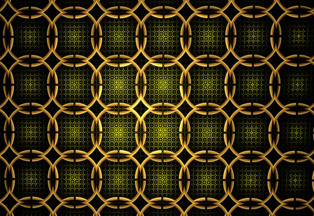 Illustration of an abstract fractal background with a geometrical patternの写真素材