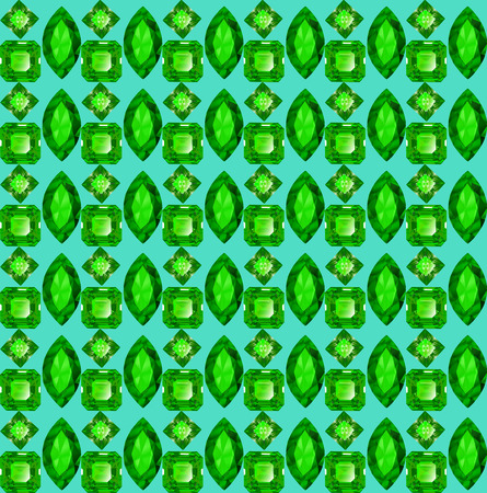 Illustration seamless background with geometric patterns of precious stonesのイラスト素材