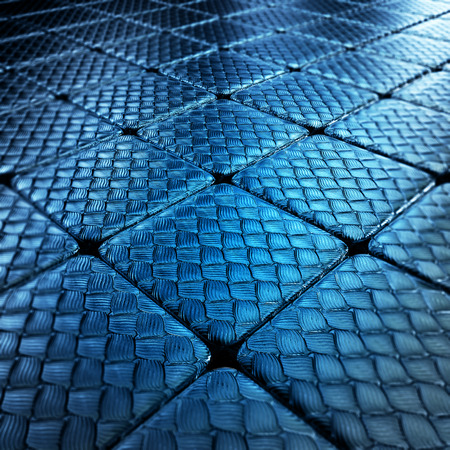 3d image - Background of metal squares   chessboardの写真素材
