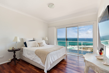 Modern bedroom interiorの写真素材