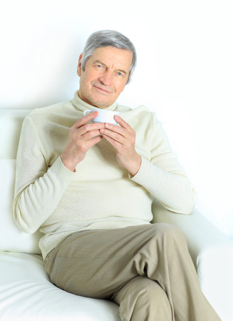 The home life of an elderly person.の写真素材