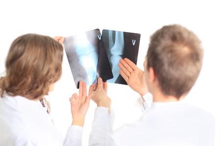 Doctors take x-ray pictures.の写真素材