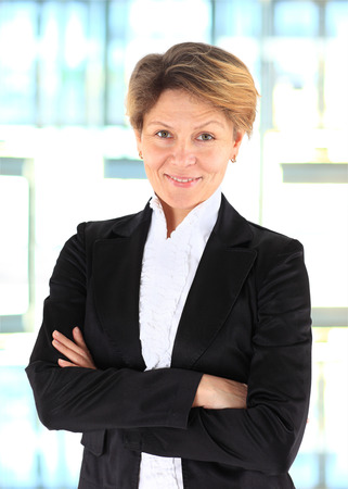 Beautiful and charming business woman.の写真素材