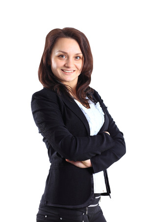 Beautiful and charming business woman.の写真素材
