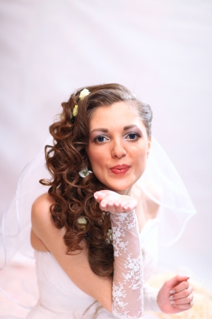 Young attractive bride.の写真素材