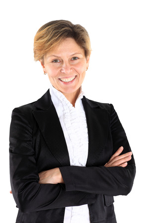 Beautiful and charming business woman.の写真素材
