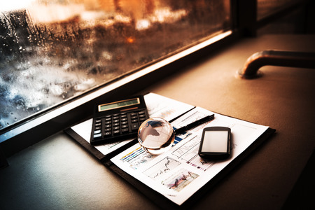 Business of financial analysis of workplace