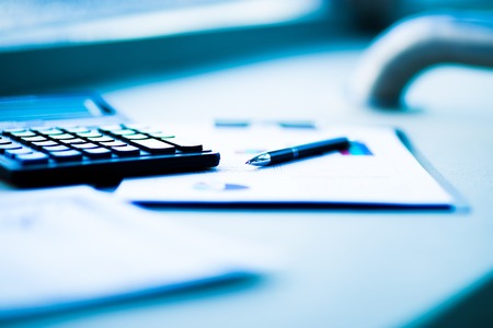 Business of financial analysis of workplaceの写真素材