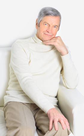 The home life of an elderly person.の写真素材