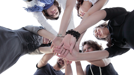 friendly business team .the concept of teamworkの写真素材