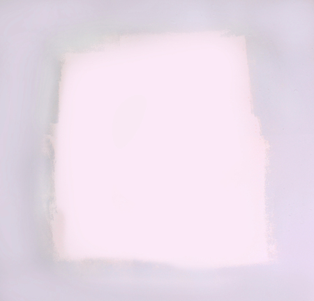 square is drawn with white paint on a white sheet of paperの写真素材