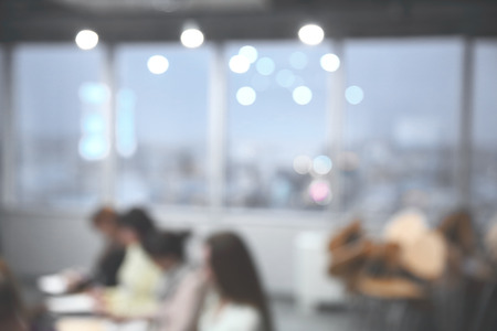 blurred image of the modern conference hall.の写真素材