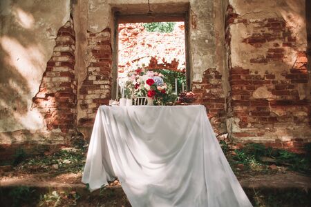 place for a romantic rendezvous. the concept of romantic encountersの写真素材