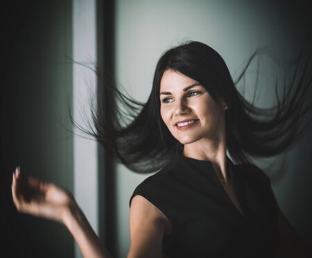 portrait of a happy young business woman