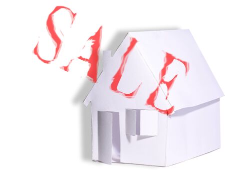 Paper houseの写真素材