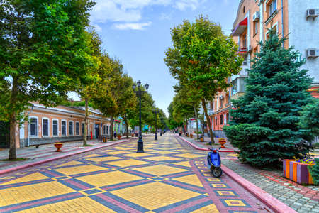 The pedestrian street in Kerch