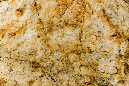 The texture of the stone is photographed close-upの写真素材