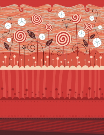 Christmas background with seasonal elements and space for custom textのイラスト素材