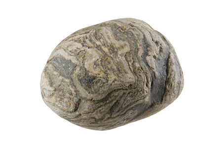 Stone gray, isolate on a white background.の写真素材