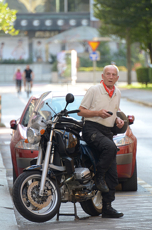 motorcyclistのeditorial素材