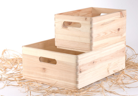 New wooden boxes