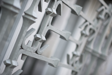 Old doors, handles, locks, lattices and windowsの写真素材