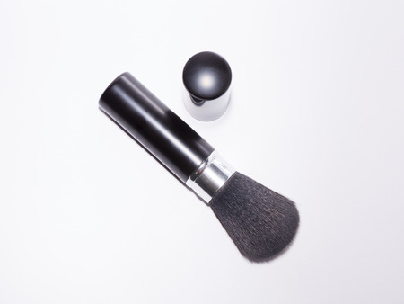 Brush for makeup - isolated on white background. Logo can be appliedの写真素材