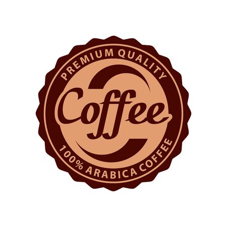 black coffee vintage logo design, icon, hot, menu, espresso, emblemのイラスト素材