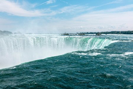 Horseshoe Fall, Niagara Falls, Ontario, Canada, Summerの写真素材
