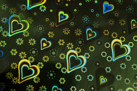Abstraction. Colorful heart. Valentine's Day. A symbol of love.