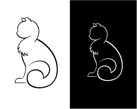 Cat illustrationのイラスト素材