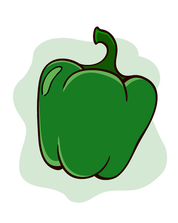 Green bell papperのイラスト素材
