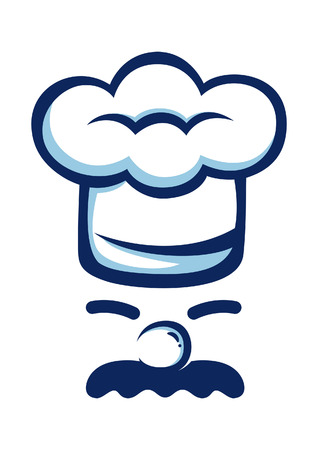 Chef face iconのイラスト素材