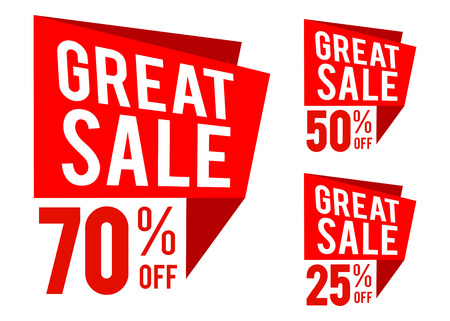 Vector stock of great sale icon in speech bubbleのイラスト素材
