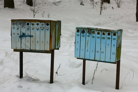 mailboxesの写真素材
