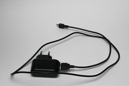 charger for smartphoneの写真素材