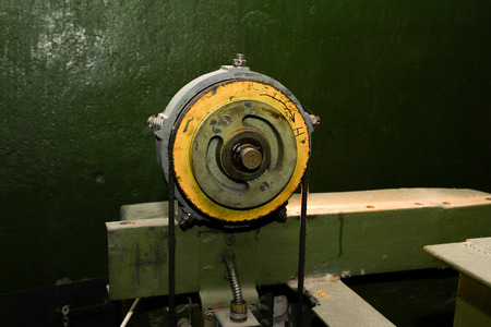 mechanism old elevatorの写真素材