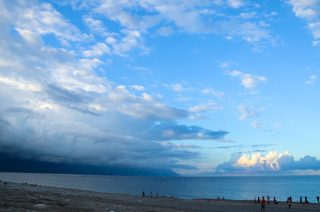 Sky, cloud, landscape, seasideのeditorial素材