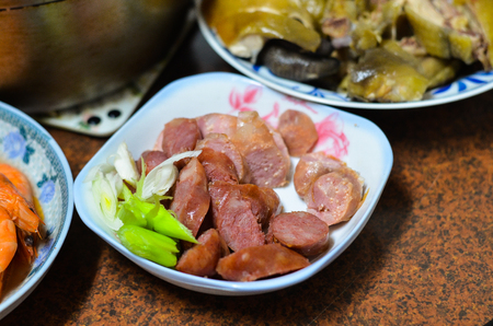 Year dishes Home cooking sausageの写真素材
