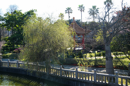 Chinese courtyard(Chinese garden)の写真素材