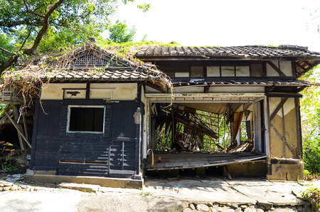 Miaoli, Taiwan - OCT 21, 2017: Miaoli Tongxiao Japanese style old house.のeditorial素材