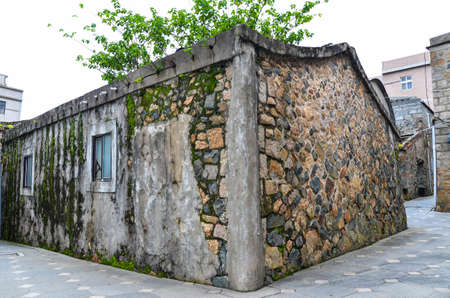 Matsu, Taiwan-JUN 27, 2019: Tangqi Village in Matsu, Taiwan.の写真素材